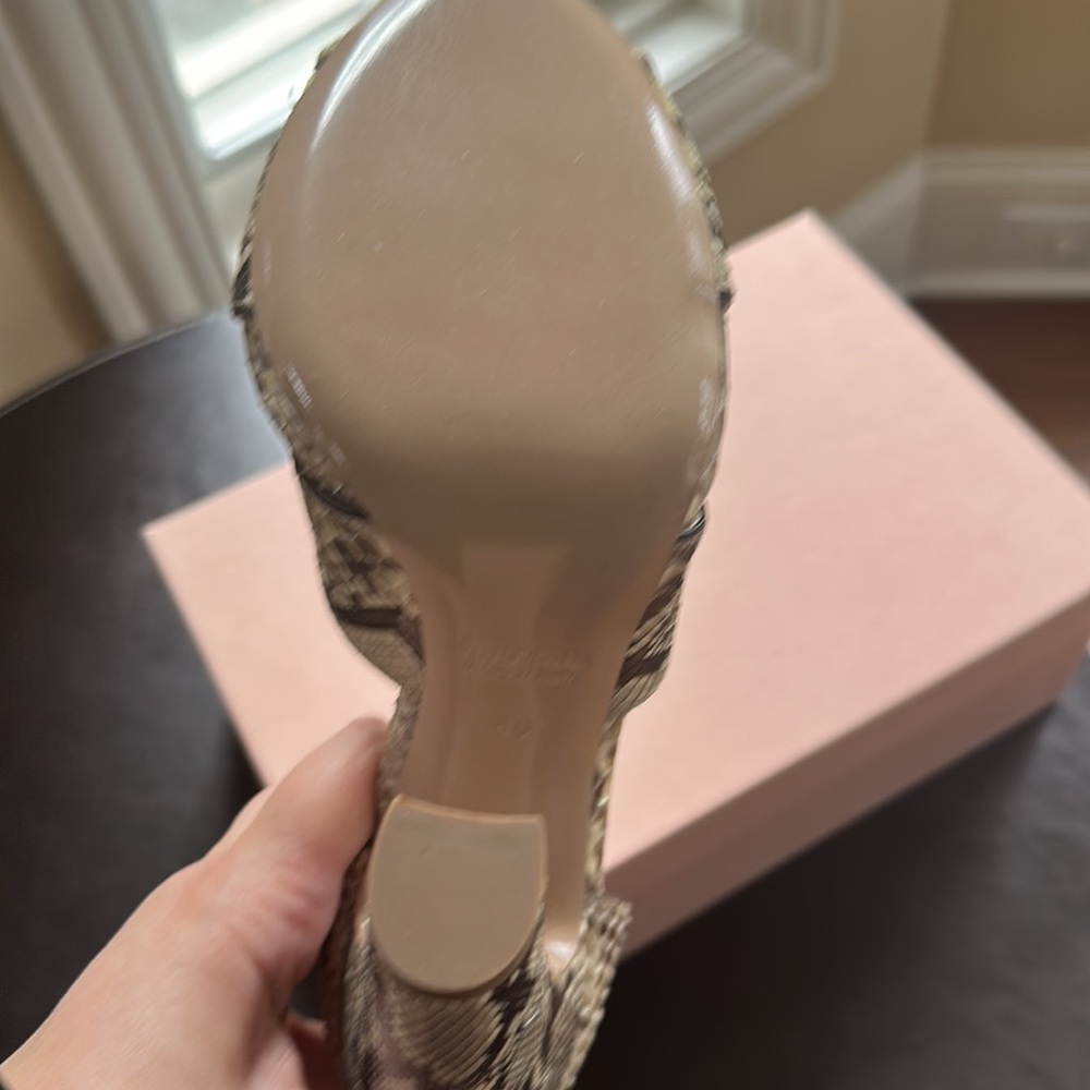 Miu Miu snake leather pumps, side 40 - Picture 3 of 4